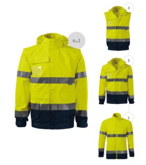 Pealisjope: Oxford, 100% polüester PU-viimistlusega, 3M helkurribad, 210 g/m² sisefliis: polaarfliis, 100% polüester, 3M helkurribad, antipilling-viimistlus mõlemal poolel, 280 g/m²