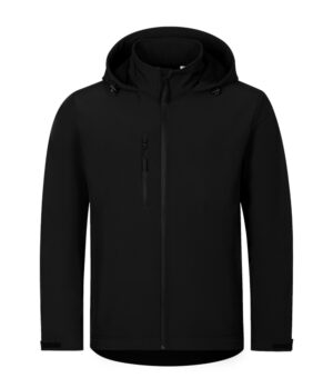 softshell: 96% polüester, 4% elastaan, 100D, 4-suunaline stretch, vettpidav viimistlus Sisepool: 100% polüester - mikrofliis, antipilling-viimistlus